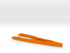 1/700 A-H Battle Cruiser Design IV Bow in Orange Smooth Versatile Plastic