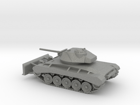 1/87 Scale M-24 Chaffee Tank Dozer in Gray PA12