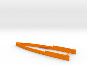1/700 A-H Battle Cruiser Design VI Stern in Orange Smooth Versatile Plastic
