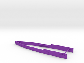 1/700 A-H Battle Cruiser Design VI Stern in Purple Smooth Versatile Plastic