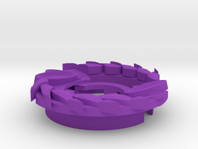 Comet Wheel (lepus) in Purple Processed Versatile Plastic