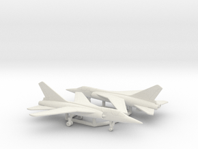 Dassault Mirage G.8 (swept 45) in White Natural Versatile Plastic: 6mm