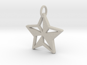 Star Pendant- Makom Jewelry in Natural Sandstone