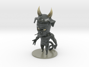 Black Devil V2 - 9cm Figurine in Smooth Full Color Nylon 12 (MJF)