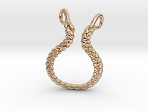 Ring Holder Necklace in 14k Rose Gold: Medium