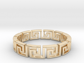 Meandros Ring · 12 Facets in 14K Yellow Gold: 5 / 49