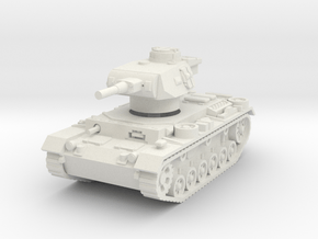 Panzer III J 1/76 in White Natural Versatile Plastic
