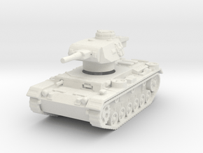 Panzer III J 1/144 in White Natural Versatile Plastic