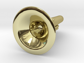 Tuba miniature accessory in 18K Yellow Gold