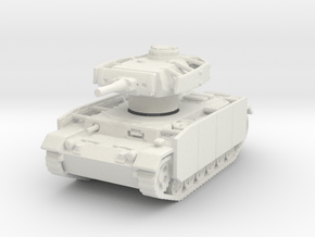 Panzer III J (Schurzen) 1/144 in White Natural Versatile Plastic