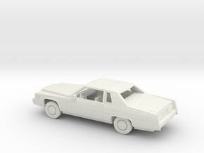 1/64 1977-79 Cadillac De VIlle Coupe Kit in White Natural Versatile Plastic