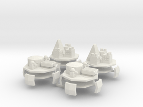 9 Air Fort 1&2 x4 in White Natural Versatile Plastic
