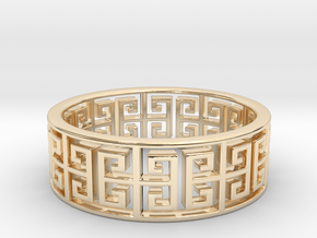 Diplos Ring · 9 Facets in 14K Yellow Gold: 5.25 / 49.625