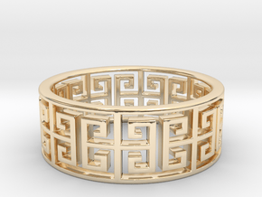 Diplos Ring · 8 Facets in 14K Yellow Gold: 5.25 / 49.625