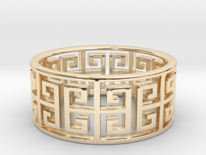 Diplos Ring · 7 Facets in 14K Yellow Gold: 5.25 / 49.625
