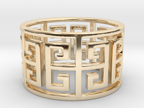 Diplos Ring · 5 Facets in 14K Yellow Gold: 5.25 / 49.625
