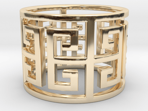 Diplos Ring · 4 Facets in 14K Yellow Gold: 5.25 / 49.625