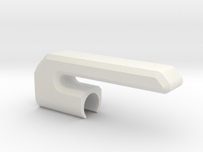 Hydra Cable Clip in White Natural Versatile Plastic