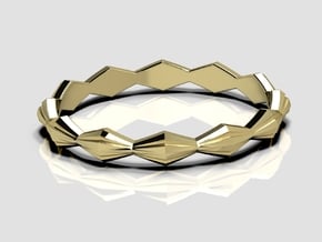 Rhombus Ring S in 14K Yellow Gold: 9.75 / 60.875