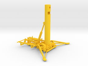 rockoplanetratrailerHOx1a_fixed.stl in Yellow Smooth Versatile Plastic