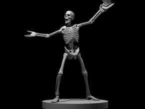 Skeleton Dancing in Tan Fine Detail Plastic