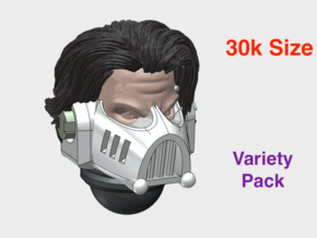 10x Crow Sons - G:6m Boxer Masks in Tan Fine Detail Plastic