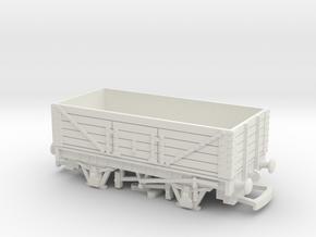 HO/OO 6-Plank Wagon v1 Bachmann in White Natural Versatile Plastic