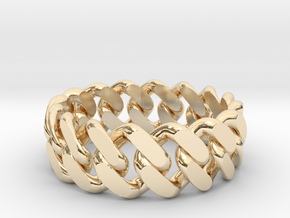 Catena Ring · 16 Links in 14K Yellow Gold: 5.25 / 49.625