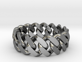 Catena Ring · 16 Links in Fine Detail Polished Silver: 5.25 / 49.625