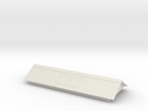 HO/OO Lime Wagon LWB 7-Plank Top in White Natural Versatile Plastic