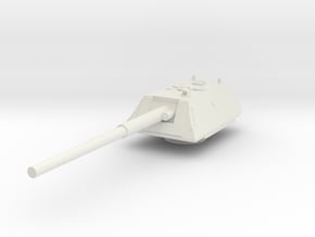 E-100 17cm Turret 1/72 in White Natural Versatile Plastic