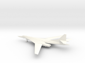 Tupolev Tu-160 in White Smooth Versatile Plastic: 1:400