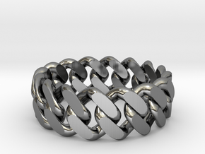 Catena Ring · 16 Links in Fine Detail Polished Silver: 7.25 / 54.625