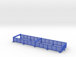 1/64 34' Silage Trailer Extensions in Blue Smooth Versatile Plastic