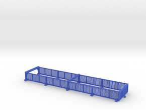 1/64 38' Silage Trailer Extensions in Blue Smooth Versatile Plastic