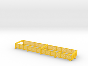 1/64 38' Silage Trailer Extensions in Yellow Smooth Versatile Plastic