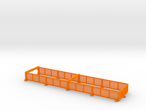 1/64 38' Silage Trailer Extensions in Orange Smooth Versatile Plastic