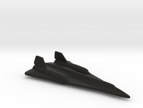 USSF Spacebird spaceplane 1:350 in Black Smooth Versatile Plastic