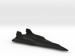 USSF Spacebird spaceplane 1:300 in Black Natural Versatile Plastic