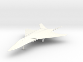 Lockheed Martin NGTF/NGAD (w/Landing Gear) in White Premium Versatile Plastic: 6mm