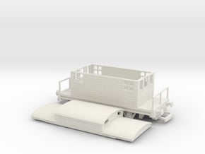 HO/OO Sodor Lines Caboose v2 Bachmann in White Natural Versatile Plastic