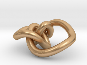 Torus Knot 2 in Natural Bronze
