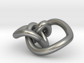 Torus Knot 2 in Natural Silver