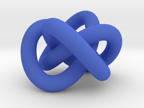 Torus Knot 3 in Blue Smooth Versatile Plastic