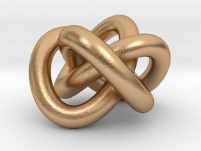 Torus Knot 3 in Natural Bronze