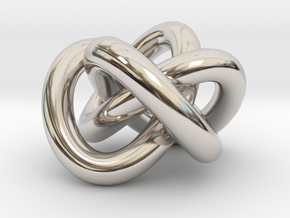 Torus Knot 3 in Platinum