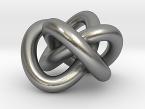 Torus Knot 3 in Natural Silver