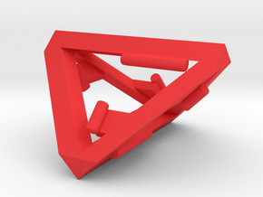 TetraGenius SPACEBricks (Building toy) in Red Smooth Versatile Plastic: Small