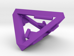 TetraGenius SPACEBricks (Building toy) in Purple Smooth Versatile Plastic: Small