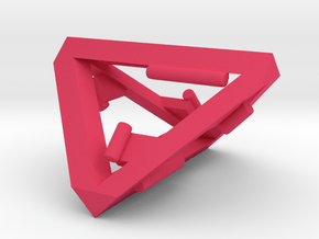 TetraGenius SPACEBricks (Building toy) in Pink Smooth Versatile Plastic: Small